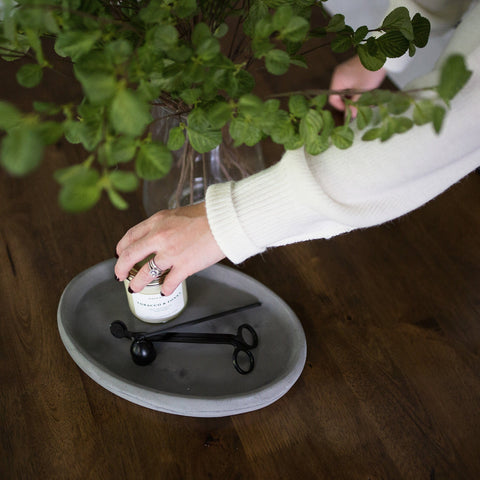 Large Concrete Tray (Natural)