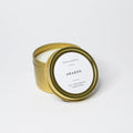 Awaken Soy Candle | Citrus Soy Candle | Essential Oil Candle | 4oz Gold Candle | Kitchen Candle | Minimal Soy Candle | Vegan Candle
